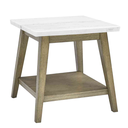 Vida Marble Top End Table