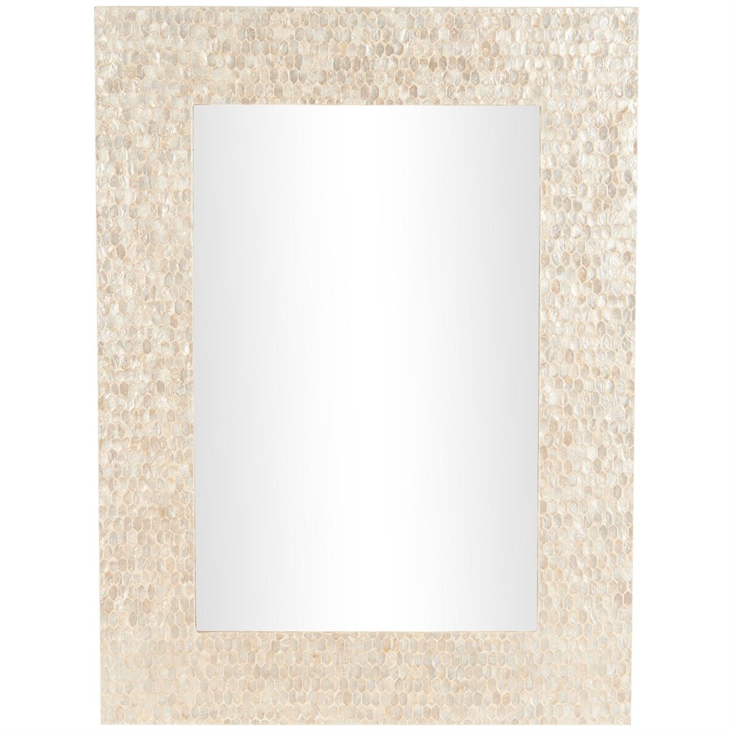 Mother of Pearl Mosaic Mirror 36x48in