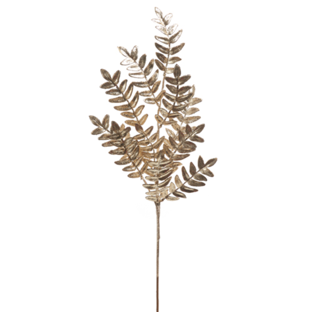 Fern Leaf Spray Gold 26in