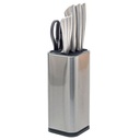 Silver Precision Stainless Steel Block Knife Set 6pc