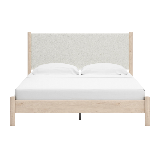 Cadmori King Upholstered Panel Bed