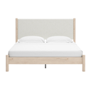 Cadmori King Upholstered Panel Bed