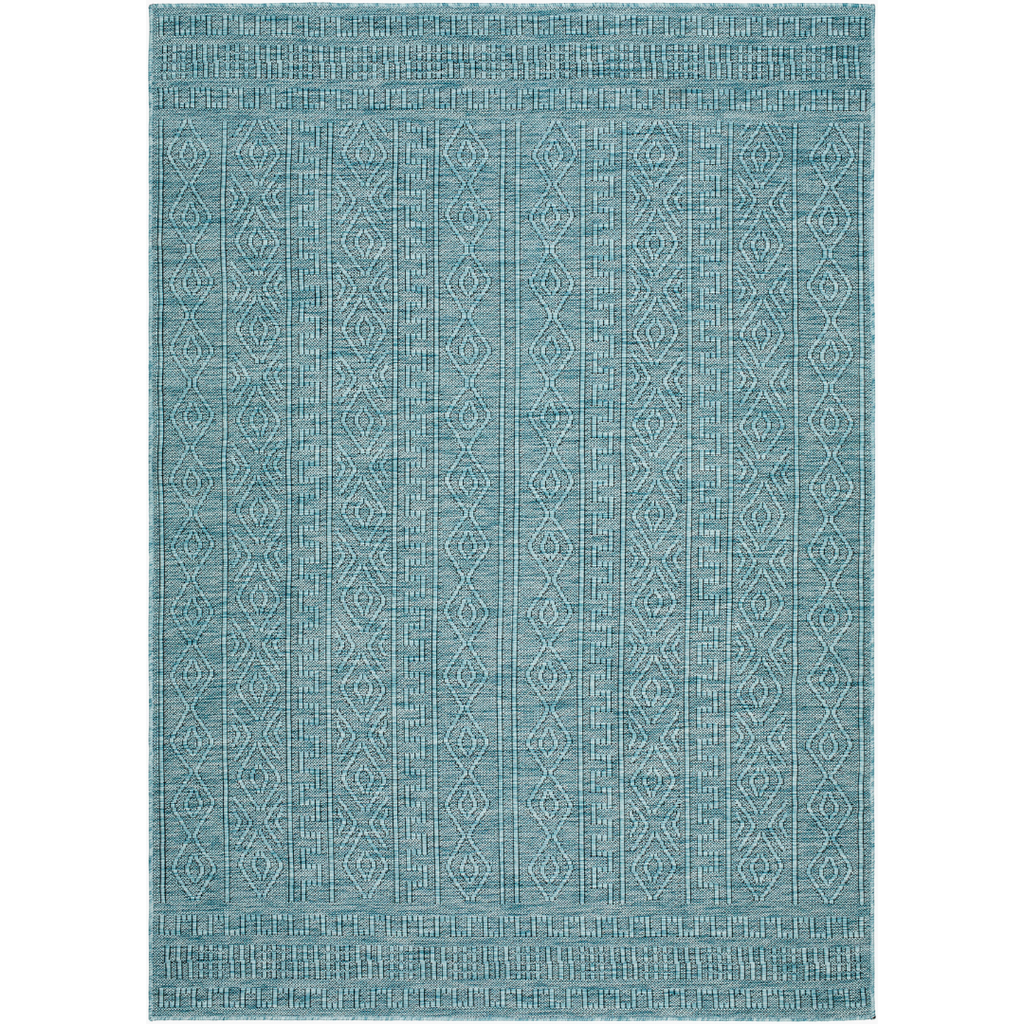 Terrace Indoor Outdoor Rug Blue 8x10ft