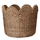 Bankuan Braided Scalloped Basket 18in
