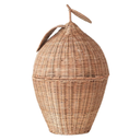 Rattan Lemon Shaped Basket 20in