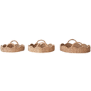 Braided Bankuan Round Trays 3pc