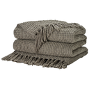 Waffle Weave Throw Grey 50x60in