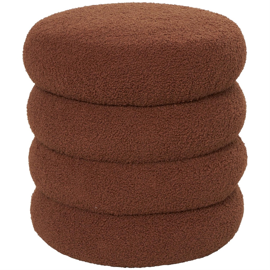 Bubble Storage Stool Terracotta 17in