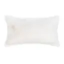 Taiga Faux Fur Pillow Ivory 14x26in