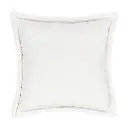 Taiga Faux Fur Pillow Ivory 22x22in
