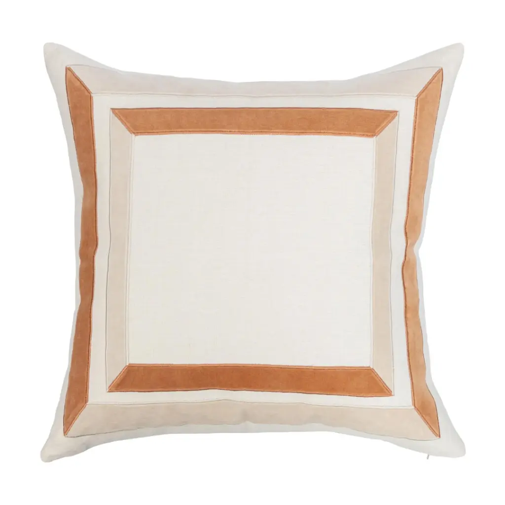 Maybrook Pillow Ivory Natural 22x22in