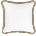 Cara Pillow Ivory Natural 24x24in