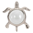 Sea Turtle Magnifying Glass Silver 6in