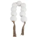 Ecomix Bead Garland White 3x44in