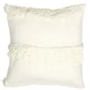 Luani Fringe Pillow Cream 18in