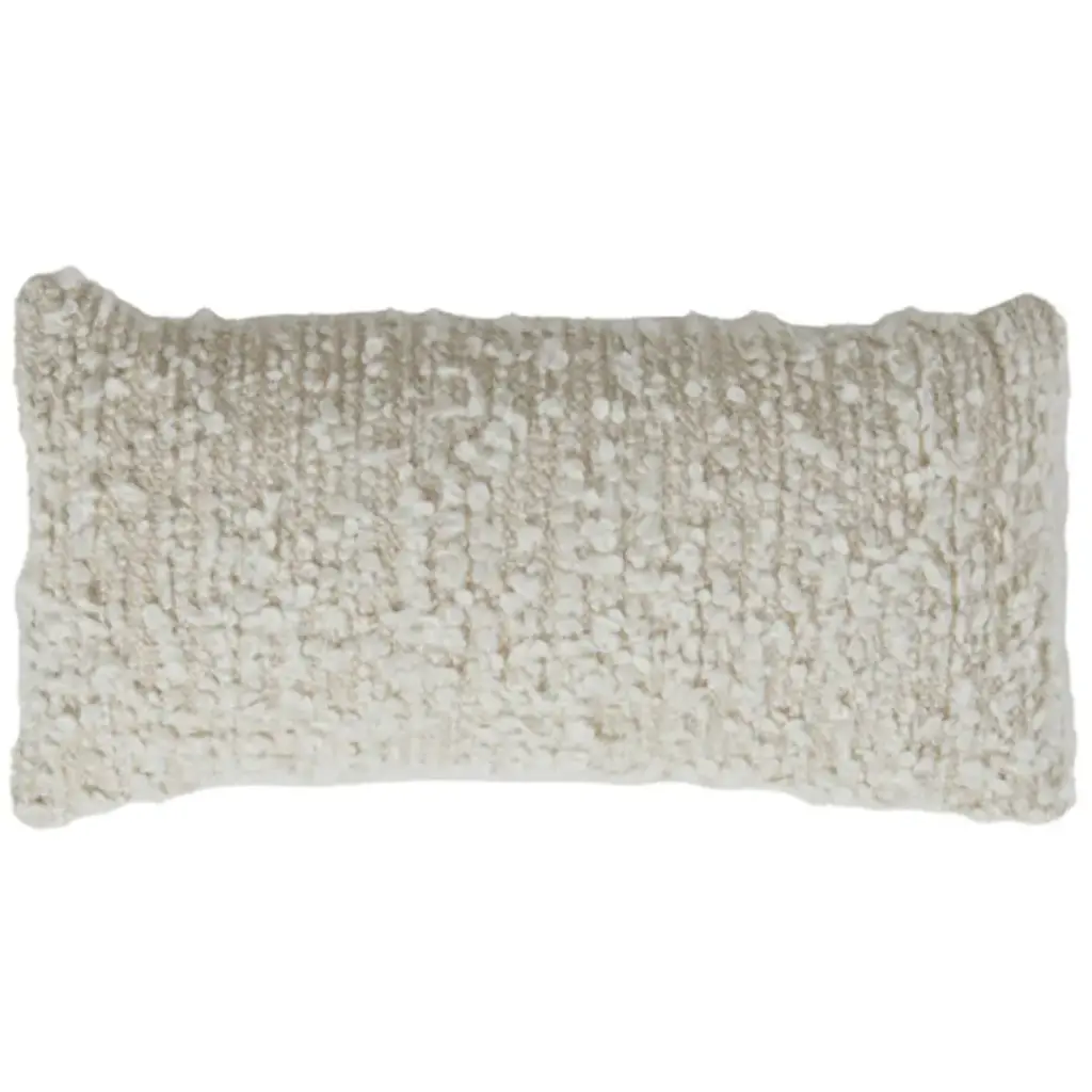 Humada Boucle Bolster Natural 12x24in