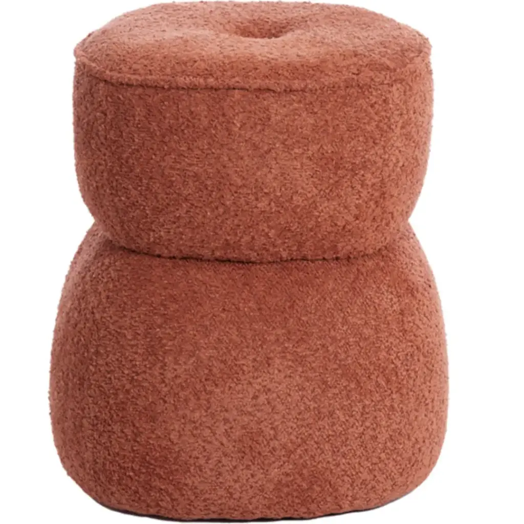Leyla Pouf Terra 16x18in