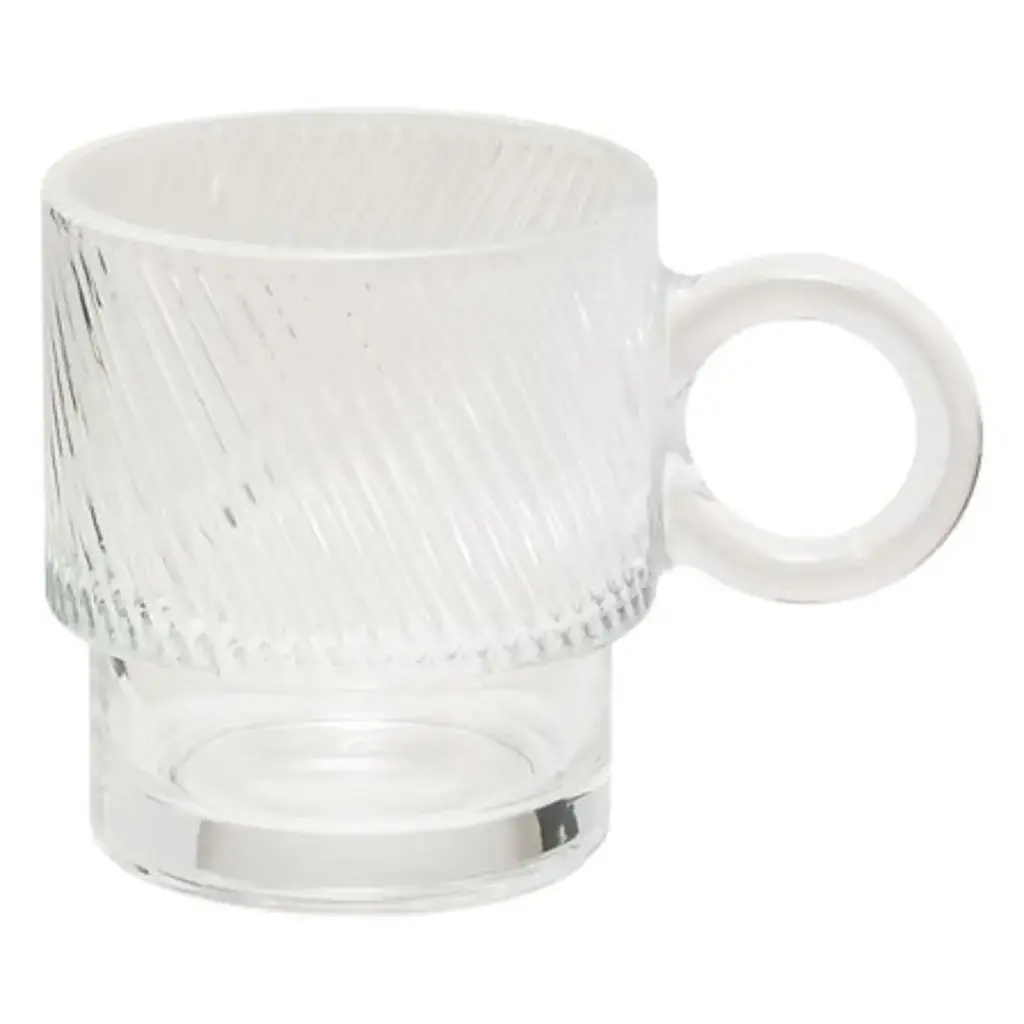 Lorene Glass Mug Clear 
