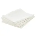 Chambray Napkin Set White 4pc