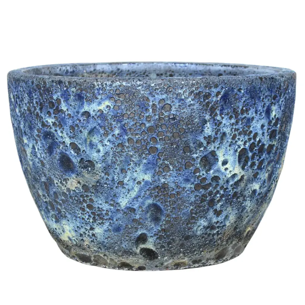 Lava Planter Blue 15in