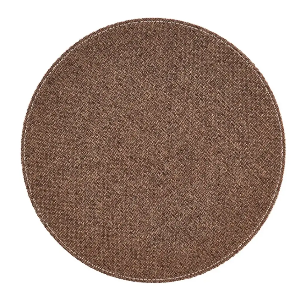 Basketweave Placemat Brown