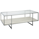 Bodalli Coffee Table Ivory/Chrome