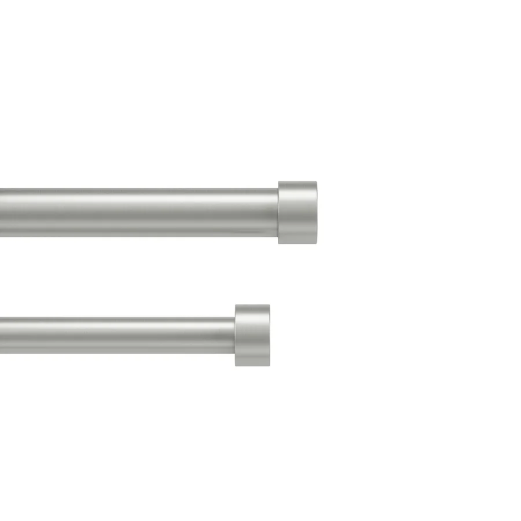 Cappa Double Rod 120-180 inch Nickel