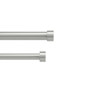 Cappa Double Rod 120-180 inch Nickel