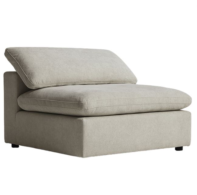 Haven Sectional Armless Pearl