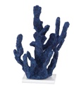 Blue Coral Sculpture With Acrylic Base 10x13in