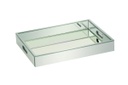 Mirrored Tray 18in