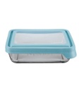 Anchor Hocking 6 Cup Rectangle Storage Container with Blue Lid