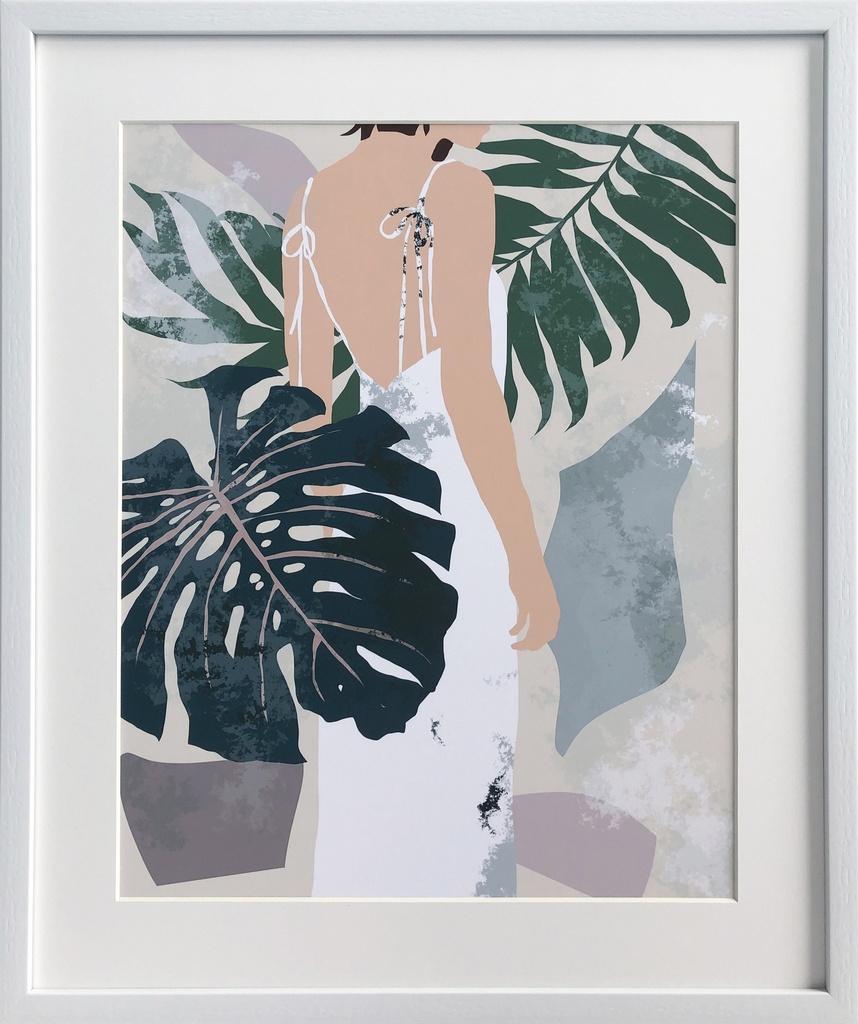 Tropical Girl I Framed Framed Print 24 x 28.5in