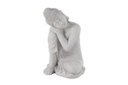 Seated Buddha Stone Statue 20in