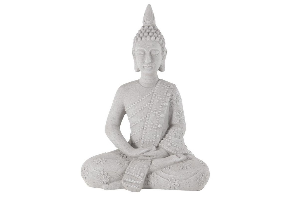 Seated Buddha Stone Statue 28in