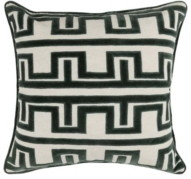 Arlo Forest Green Pillow 22x22in
