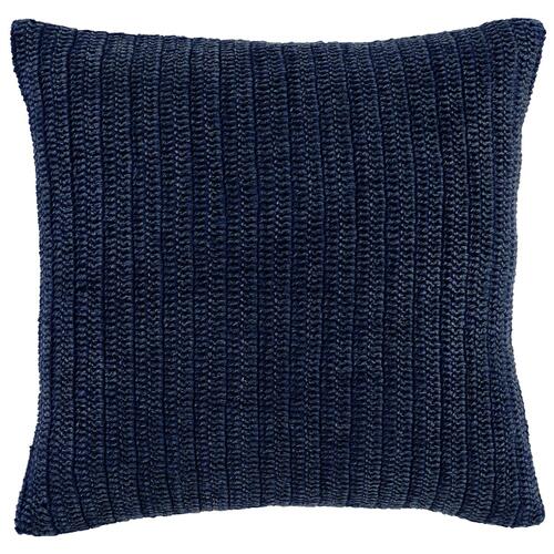 Macie Blue Pillow 22x22in