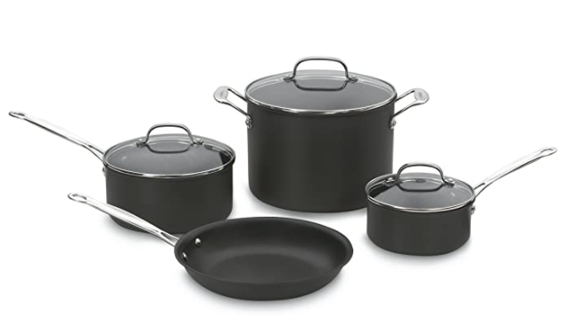 Cuisinart Chef's Classic Hard Anodized Cookware 7pcs