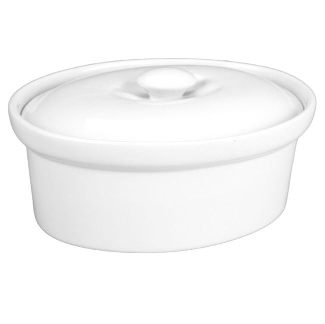 Oval Casserole Dish with Cover 1.5 QT