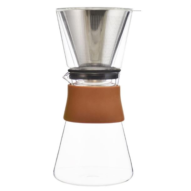 Amsterdam Double Walled Glass Pour Over
