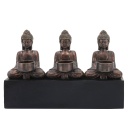 Mini Buddhas with Base Gold 16in