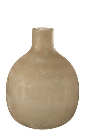 Round Soda Bottle Vase 17in