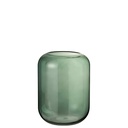 Green Cylinder Vase 9in