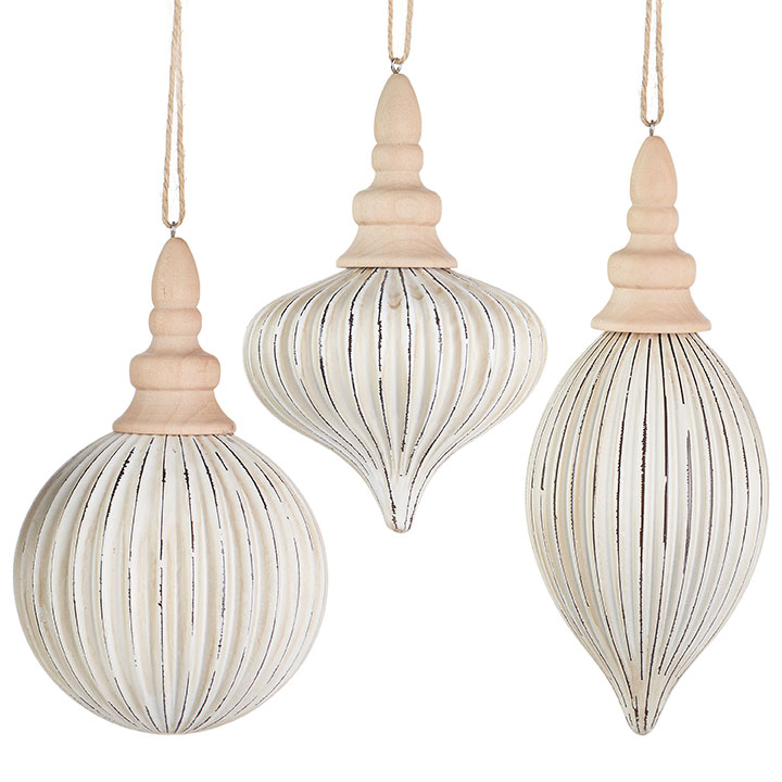 Grooved Ornament 7.5in