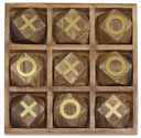 Wooden Tic Tac Toe 8in