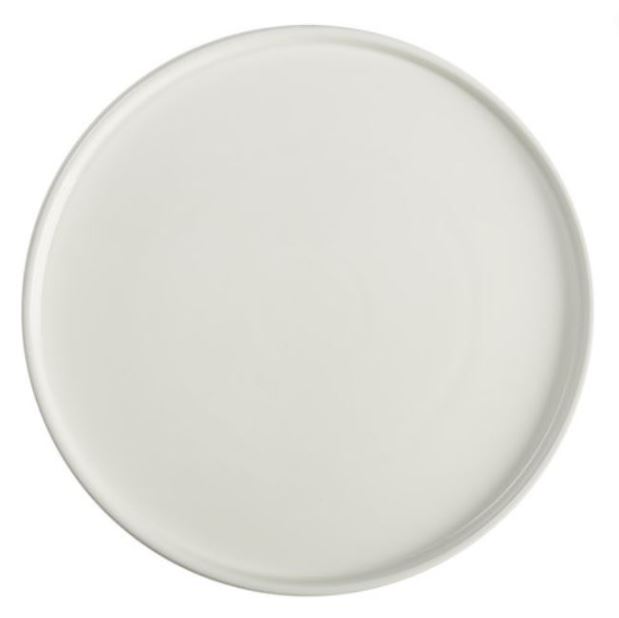 Essentials White Rim Dinner Plate