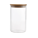 Borosilicate Glass Jar with Bamboo Lid 35.2oz
