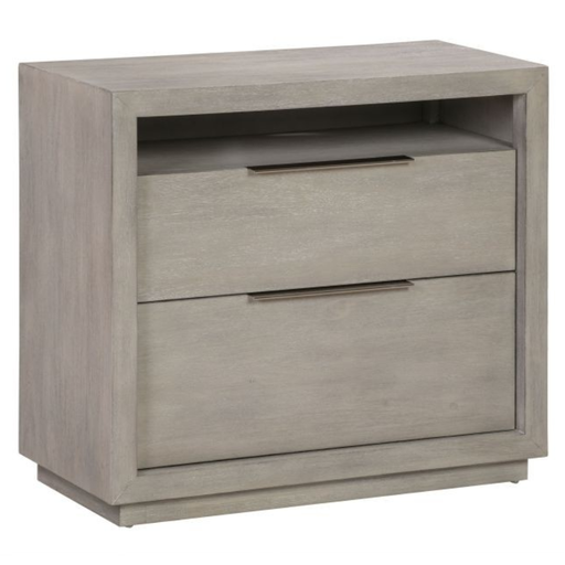 [166169-BB] Oxford 2-Drawer Nightstand Mineral