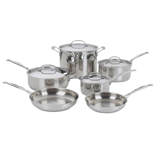 Chef's Classic Stainless Steel Set 10-Piece