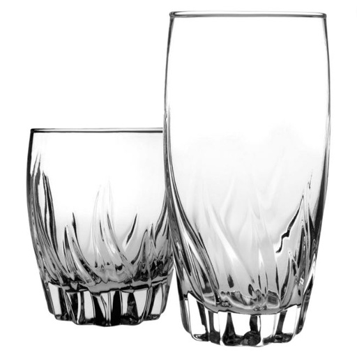 [303061-BB] Anchor Hocking Central Park Drinkware 16 pc